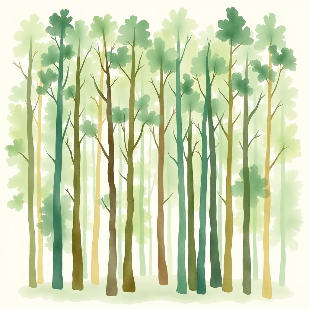 Watercolor illustration for The Grove